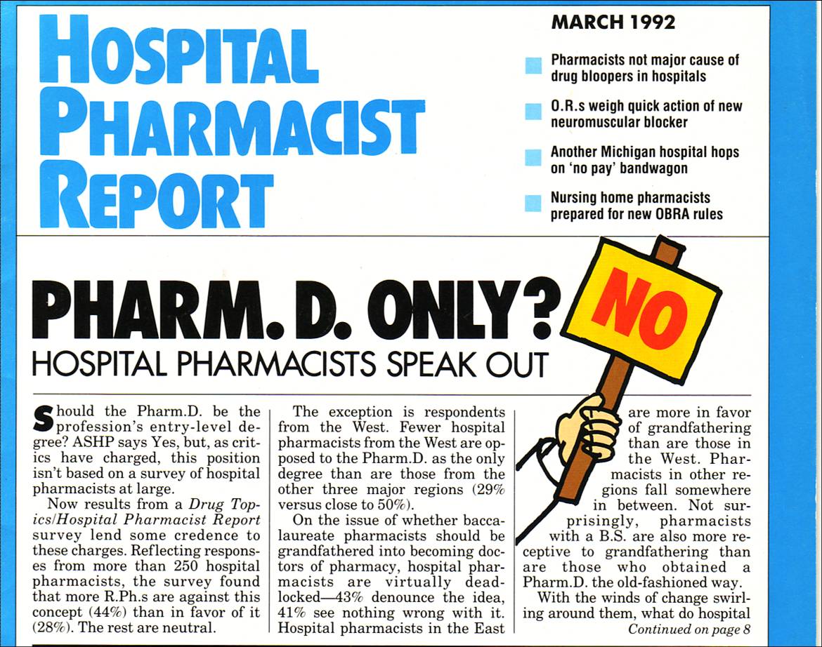 (图文并茂) 美国临床药学发展史 - 药网情深 - 临